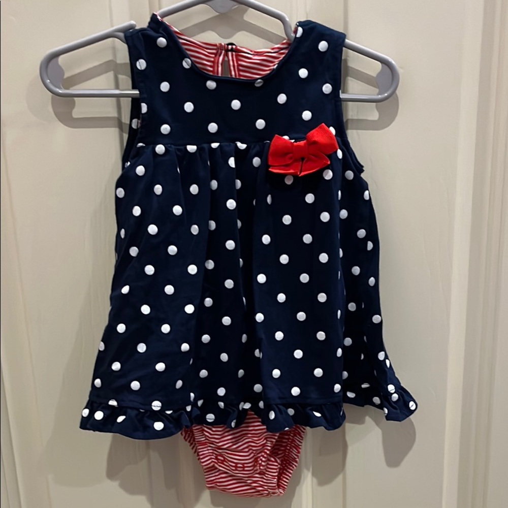 Carter's Red White and Blue Bodysuit Dress